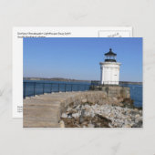 ポートランドブレイクウォーター灯台_ニューイングランド ポストカード (正面/裏面)