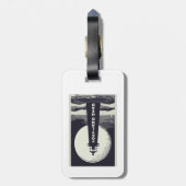 ポートランドヘッドメーンライトハウスムーン ラゲッジタグ (裏面縦)