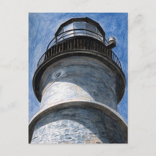 ポートランドヘッドライトを間近で ポストカード (正面)