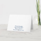 ポートランドヘッドライトクリスマスカード シーズンカード (裏面)