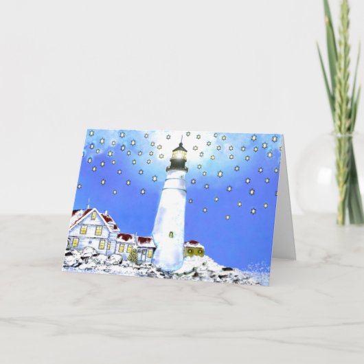 ポートランドヘッドライトクリスマスカード# 9 シーズンカード (正面)