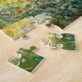 ポートランドヘッドライトハウスメインウォーターカラー絵画ズ ジグソーパズル (側面)