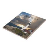 ポートランドヘッドライトハウスメインサンセットフォト タイル (側面)