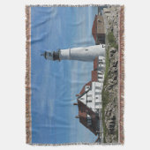 ポートランドヘッドライトハウスメイン スローブランケット (正面縦)