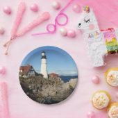 ポートランドヘッドライトハウスメイン ペーパープレート (パーティー)