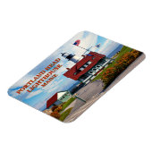 ポートランドヘッドライトハウスメイン マグネット (左側)