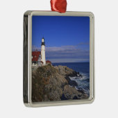 ポートランドヘッドライトハウスメイン メタルオーナメント (右)