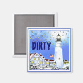 ポートランドヘッドライト食洗機マグネットダーティ#2 マグネット (正面/裏面)