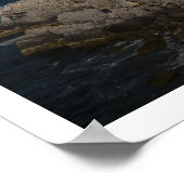 ポートランドヘッドライト、太陽と雲 ポスター (角)