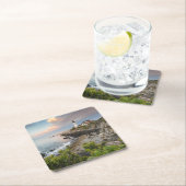 ポートランドヘッドライト|岬エリザベスの私 スクエアペーパーコースター (インサイチュ)