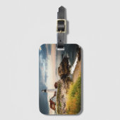 ポートランドヘッドライト|岬エリザベス私 ラゲッジタグ (正面縦)