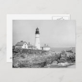 ポートランドヘッドライト， 1902 ポストカード (正面/裏面)