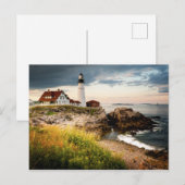 ポートランドヘッドライト | Cape Elizabeth ME ポストカード (正面/裏面)