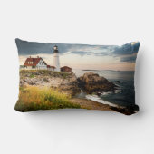 ポートランドヘッドライト | Cape Elizabeth ME ランバークッション (裏面)