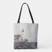 ポートランドヘッドライトinフォグ トートバッグ (裏面)