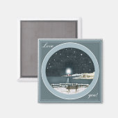 ポートランドヘッドライトSMCCから愛して！ マグネット (正面/裏面)