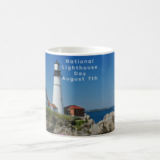 ポートランドヘッド灯台シーン 国立灯台の日 コーヒーマグカップ