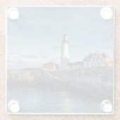 ポートランドヘッド灯台 ガラスコースター (裏面)