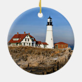 ポートランドヘッド灯台、メインのオーナメント セラミックオーナメント (裏面)