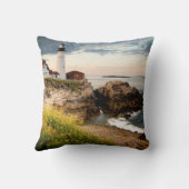 ポートランドヘッド灯台|岬エリザベスの私 クッション (裏面)