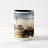 ポートランドヘッド灯台|岬エリザベスの私 マグカップ (中央)