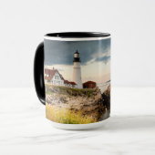 ポートランドヘッド灯台|岬エリザベスの私 マグカップ (正面左)