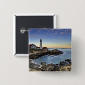 ポートランドヘッド灯台 缶バッジ (正面&裏面)