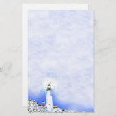 ポートランドヘッド軽いノート紙 便箋 (正面/裏面)