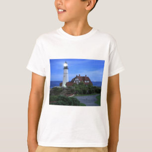 ポートランドヘッド軽い灯台 Tシャツ