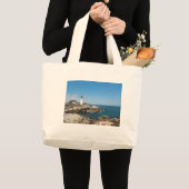 ポートランドヘッド軽いovelooking Casco湾 ラージトートバッグ (正面(商品))