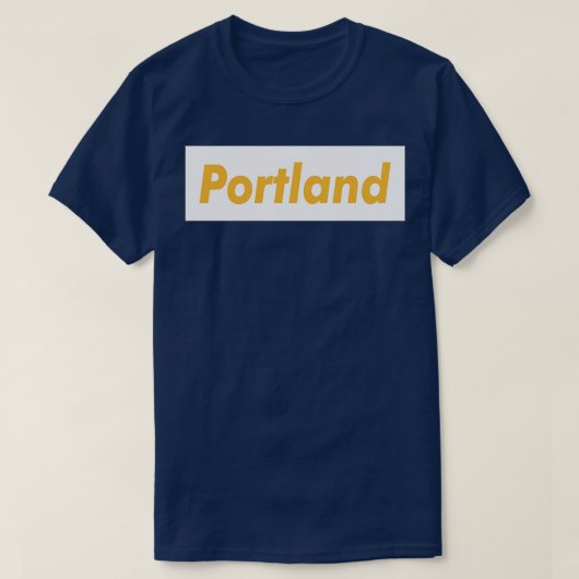 ポートランドミートブラウンTシャツ1 Tシャツ (デザイン正面)