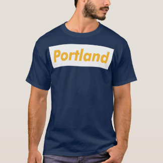 ポートランドミートブラウンTシャツ1 Tシャツ