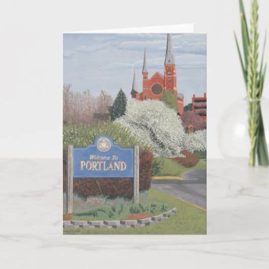 ポートランドメインへようこそ サンキューカード (正面)