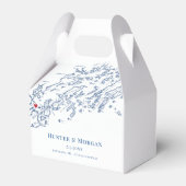 ポートランドメインデスティネーションウェディングエレガント フェイバーボックス (正面サイド)