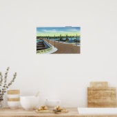 ポートランドメインビューオブザポートランドブリッジ ポスター (キッチン)