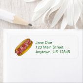 ポートランドメインロブスター転がサンドイッチラベル ラベル (インサイチュ)