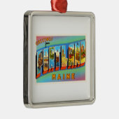 ポートランドメイン私古いヴィンテージ旅行記念品 メタルオーナメント (右)