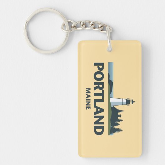 ポートランドメイン統一された州 キーホルダー (正面)