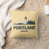 ポートランドメイン統一された州 クッション (ブランケット)