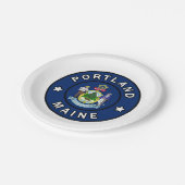 ポートランドメイン ペーパープレート (アングル)
