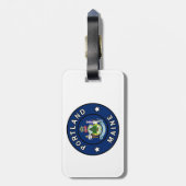 ポートランドメイン ラゲッジタグ (裏面縦)