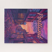 ポートランドメーンオールドポートコブレストンヴィンテージ ジグソーパズル (横)