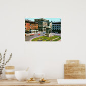 ポートランドメーンモニュメントスクエアサーカ1960 ポスター (キッチン)