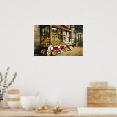 ポートランドメーンユニオン駅フルーツスタンドポスター ポスター (キッチン)