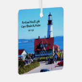ポートランドライトアルミニウムオーナメント メタルオーナメント (正面右)