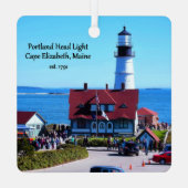 ポートランドライトアルミニウムオーナメント メタルオーナメント (裏面)