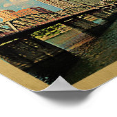 ポートランドヴィンテージ旅行ポスター ポスター (角)