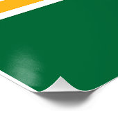 ポートランド国旗が掲げられた愛国的な壁のポスター ポスター (コーナー)