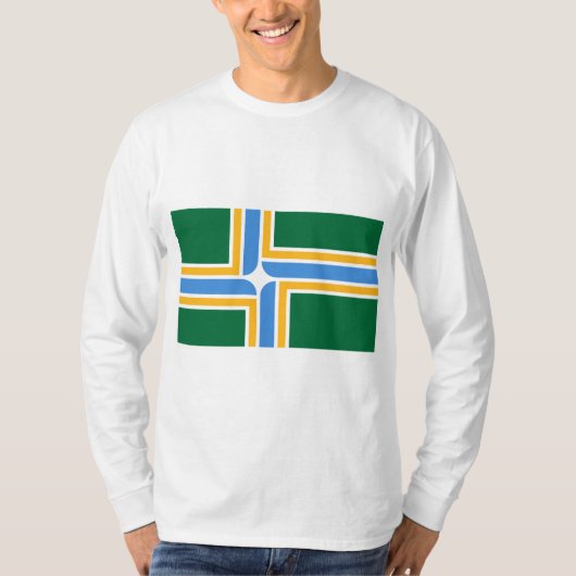 ポートランド国旗（オレゴン） Tシャツ (正面)