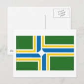 ポートランド国旗 ポストカード (正面/裏面)